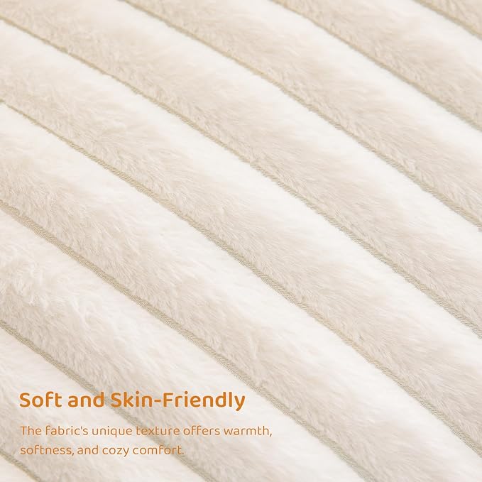 BYBYME Giant Bean Bag Chair for Adults and Kids, Large Comfy Cozy Beanbag, Floor Sofa for Teens, Living Room, Gaming, Reading, Beige