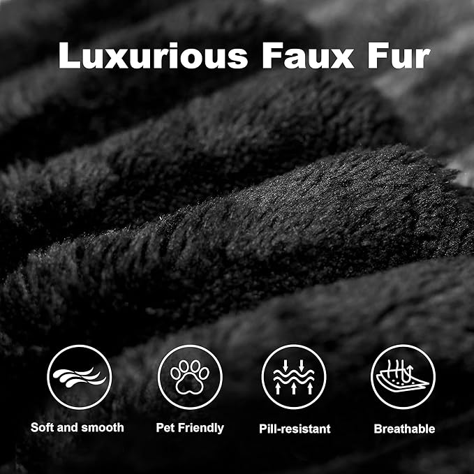 136" Sectional Couches for Living Room Modern Modular Sofa with L-Shape Couchs Upholstered Boneless Couch Deep Seat Sectional Couch with Chaise (Black, Left Facing Chaise+3Seaters)