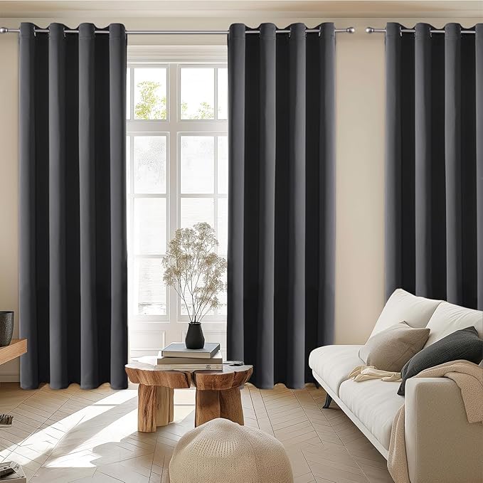 ChrisDowa Custom Blackout Curtain for Bedroom and Living Room. Thermal Insulated Room Darkening Curtain 1 Panel (Custom Size and Color)