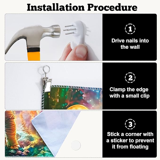 BVBOX Astronaut Blacklight Tapestry 79"x59", UV Reactive Astronaut Jellyfish Underwater World Glow in Dark Tapestries, Black Light Neon Upright Poster Wall Hanging Backdrop Decor for Bedroom Living Room