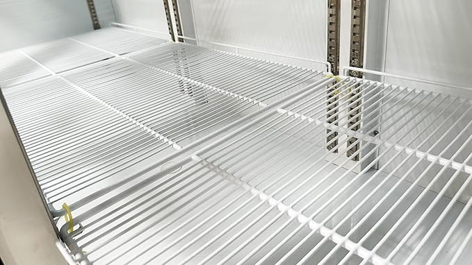 Commercial 3-Door Display Refrigerator, 49.8 cu.ft, LED Lighting, Dynamic Cooling, ETL Listed, Black GDC-42