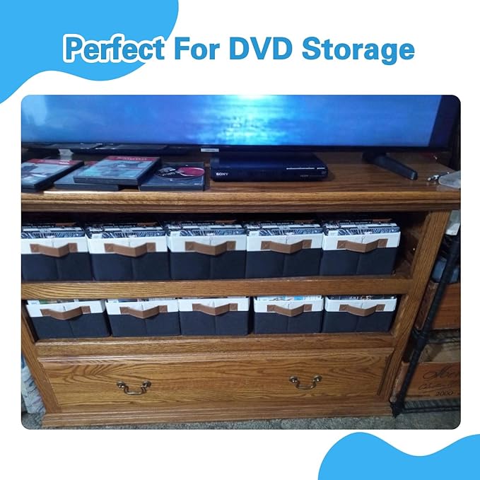 GhvyenntteS Small Fabric Storage Bins with Handles 6 Pack, 11.8" x 7.87" x 5.11" Storage Baskets for Shelves, Baskets for Organizing Clothes Underwear Socks Hats DVDs (Grey/Black)