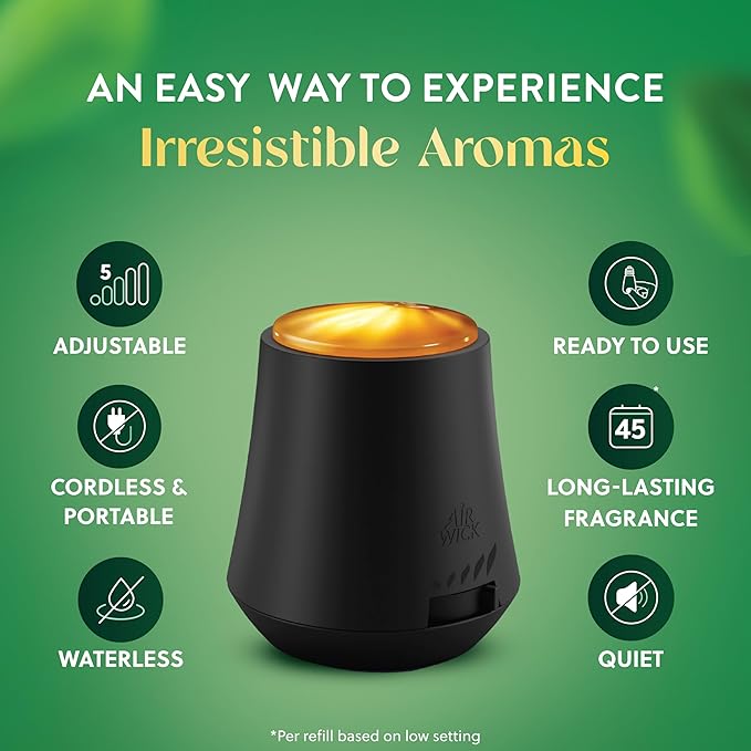 AIR WICK Essential Mist Twin Refill – White Sage & Mahogany (2x.67) oz. (Pack of 2)