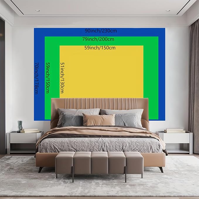 BSFHH Nature Tapestry Forest Tree Sea Cave Wall Hanging, Stream Through Rainforest Landscape Wall Art Tapestry for Bedroom Living room (Snow Scene, 110" × 87", Unframed)