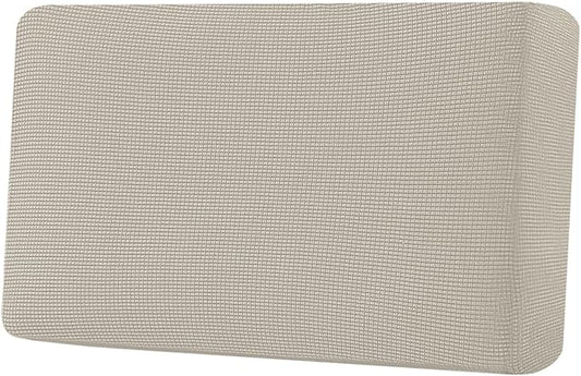 H.VERSAILTEX Super Stretch Individual Seat Cushion Covers Sofa Covers Couch Cushion Covers Slipcover Sets Thick Jacquard Textured Twill Fabric (1 Piece Loveseat Cushion Cover, Island Fossi)