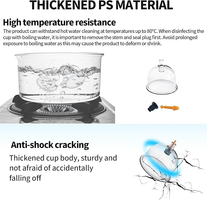 Cupping Kit for Massage Therapy - 32 Cups Professional Chinese Cupping Set with Magnetics, Vacuum Cupping Therapy Set for Cellulite Reduction Muscle Pain Relief with Manual Pump