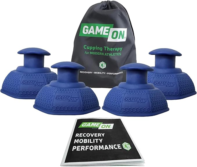 Cupping Therapy Set – Cupping Kit for Massage Therapy – Silicone Cups – Massage Cups – Smart Cupping for Fascia and Myofascial Release (Large, Blue)