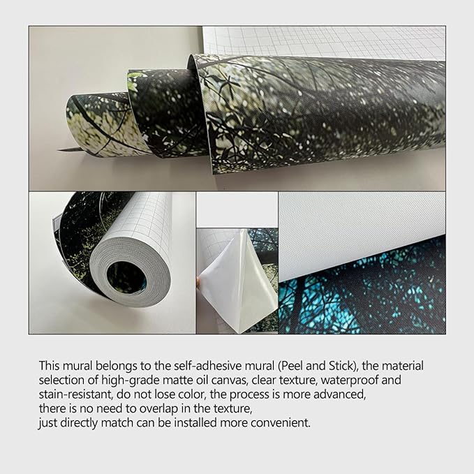 Gold Banana Leaf Wall murals Peel and Stick Wallpaper for Bedroom Living Room - 58"x86"