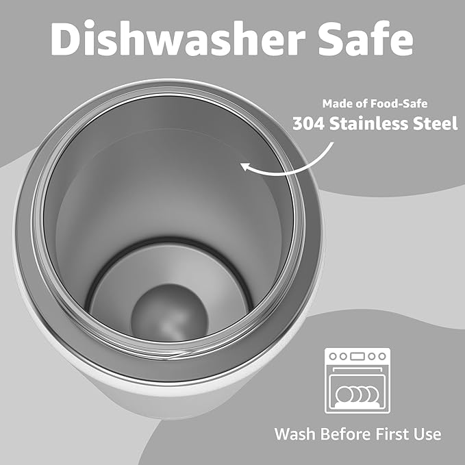 Chill Oasis Water Bottle | Compatible With Popular Flavor Cartridges | BPA Free, Leak Proof, Double-Walled Vacuum Insulated Stainless Steel, and Dishwasher Safe | Cold for 24 Hours (White, 32oz)