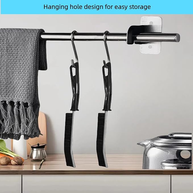 Crevice Cleaning Brush, Multifunctional Cleaning Brush Tool, Bathroom Gap Brush,Grout Brush, Cleaning Tools for Toilet, Bathrooms, Kitchens, Bathtub, Faucets, Sink, Windows，6pcs