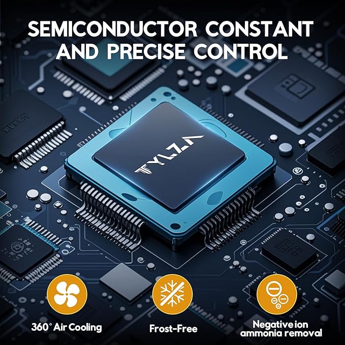 Electric Cigar Humidor Cabinet 35L, Tylza Electric Humidors for Cigars with Temp & Humidity Control, Digital Hygrometer, Lock, Refrigerator, Cigar Humidors with Cedar Wood Drawer Shelves, 260 Cigars