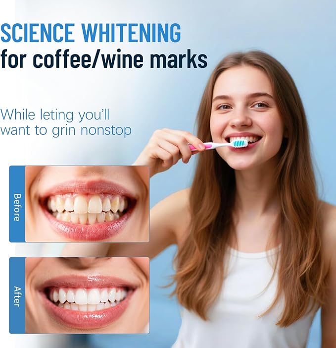 7.5% Nano Hydroxyapatite Toothpaste 2Packs (Fluoride-Free), Helps Remineralize, Protects Enamel, Strengthens Tooth, Dentist-Recommended for Sensitive Teeth & Kids, Refresh Mint Whitening Toothpaste