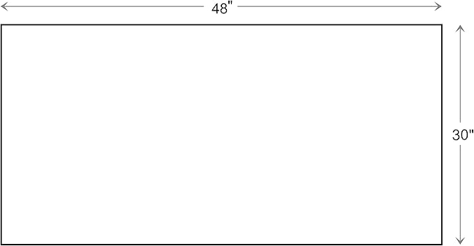 Calloway Mills 152963048X Black Border 30" x 48" Monogram Doormat Letter (X)