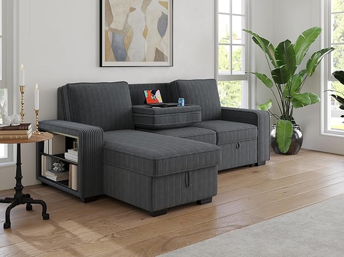 91-inch Reversible Sectional Sleeper