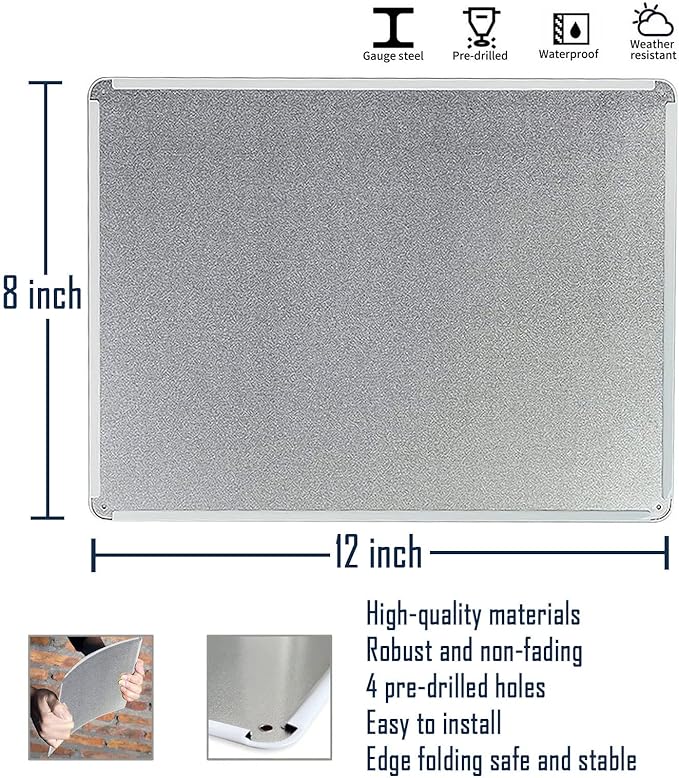 5 Pack Garden Signs Vintage Metal Tin Signs For Outside Garden Signs Decorative Outdoor Plant Lover Gifts Gardening Gift For Women Yard Sign Funny Gardening Decor 12x8 Inch