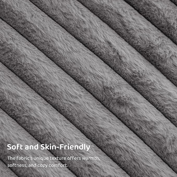 BYBYME Giant Bean Bag Chair for Adults and Kids, Large Comfy Cozy Beanbag, Floor Sofa for Teens, Living Room, Gaming, Reading, Grey