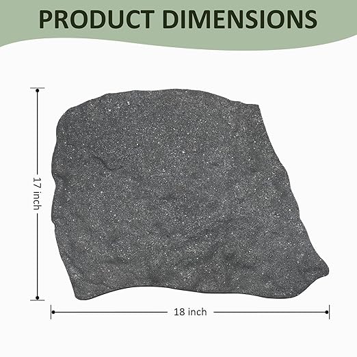 3 Pack Rubber Stepping Stones Outdoor Garden Rubber Pavers Pathway Walkway Paving Stones