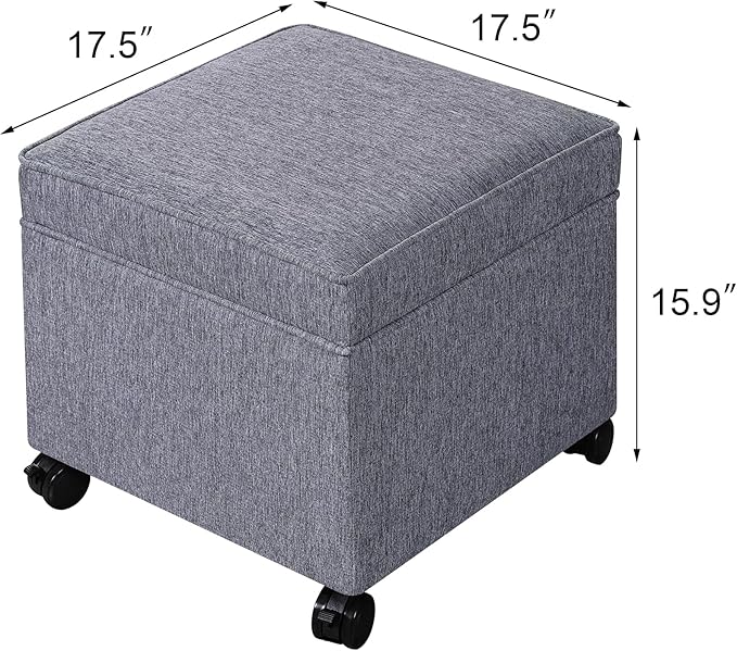 Adeco Storage Ottoman