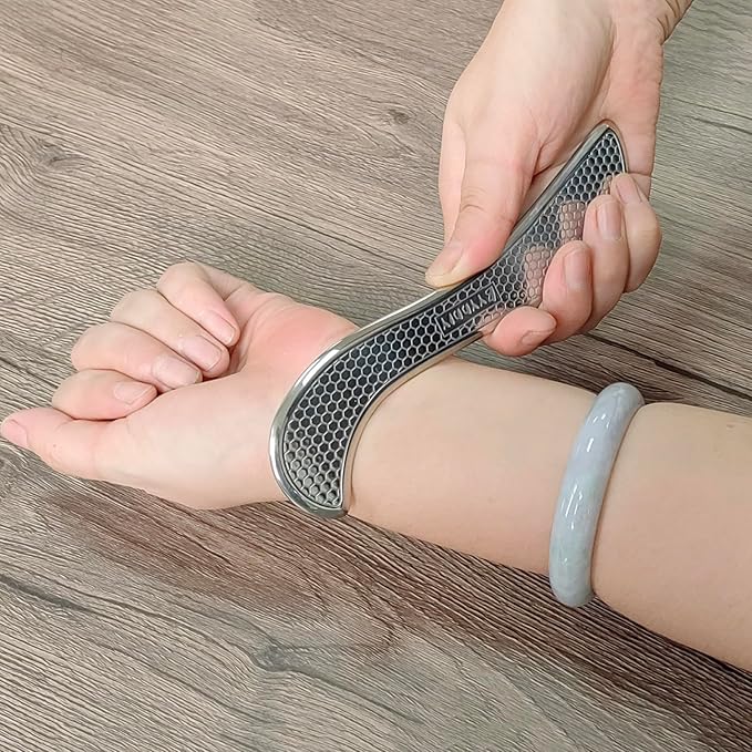 BYYDDIY Stainless Steel Muscle Scraper Tools Set & GuaSha Scraping Massage Tools,Derma Edge Massage Tool & Massage Scraper Tool (S2X)