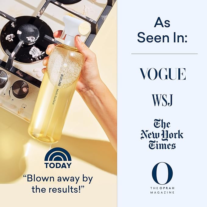 BLUELAND Multi-surface Cleaner, 10 Refill Tablets, Fresh Lemon Scent, All-Purpose, Eco-Friendly Cleaning Supplies, 10 x 24 Fl oz