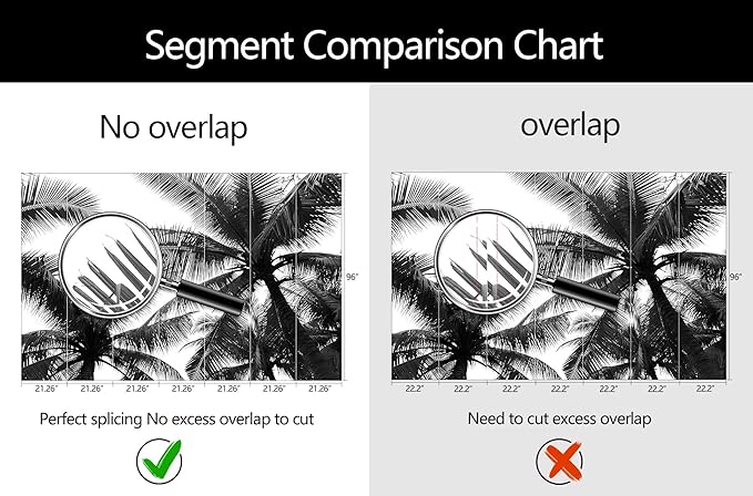 Black Palm Tree Wallpaper Bedroom Beautiful Tropical Plant Leaf Wall Mural Living Room (Not Peel and Stick)