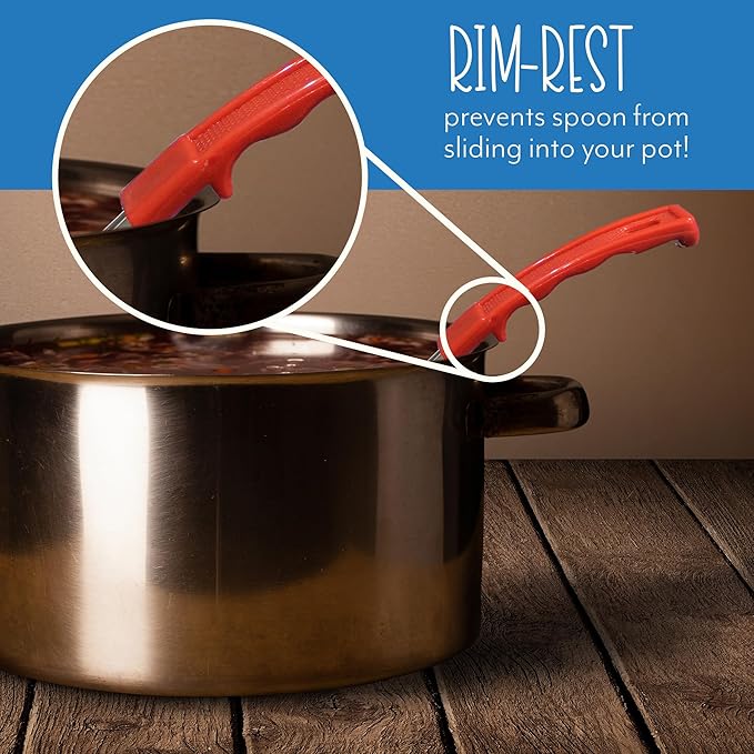 Darware Portion Control Serving Spoons (6-Piece Ladle Set); w 1/4 Cup, 1/2 Cup, 3/4 Cup & 1 Cup (2, 4, 6, 8 oz) & 1/2 & 1 Cup Utensils/Spoodles