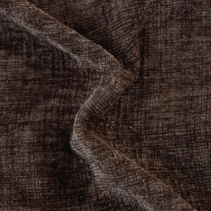 CaliTime Throw Pillow Covers Decorative 22 X 22 Inches Pack of 2 Cozy Chenille Cushion Cases for Couch Sofa Bed Living Room Home Coffee