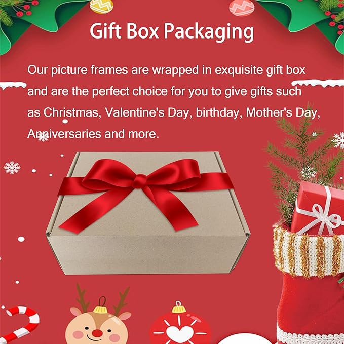 4x6 Picture Frame Set of 4, 4 x 6 Wood Photo Frames with Mat for 3.5x5, Wooden Frame with Real Glass Cover for Wall and Tabletop Display,Gold