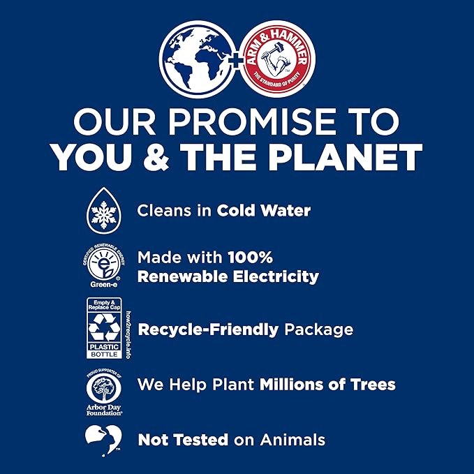 Arm & Hammer Sensitive Skin Free & Clear, 140 Loads Liquid Laundry Detergent, 140 Fl oz (Pack of 2)