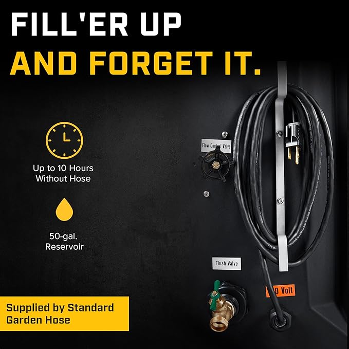 Big Ass Fans - Cool-Space 350 - Portable Evaporative Swamp Cooler, Indoor and Outdoor Use, 16 Gallon Capacity, Variable Speed for Ultimate Cooling in Workshops and Garages