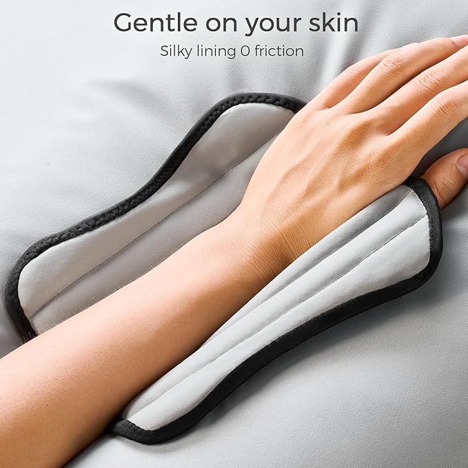 FREETOO Carpal Tunnel Wrist Brace Night Support Fit Right Hand for Work, Pain Relief Wrist Splint for Tendonitis, Arthritis, Fit Women and Men, Wrist Stabilizer Brace for Sleeping (L/XL, Black/Pink)