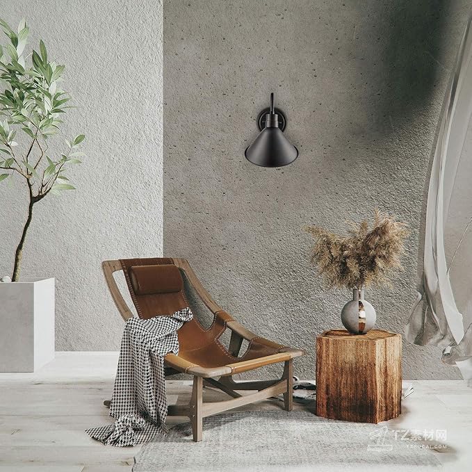 DIRYZON Industrial Gooseneck Wall Sconces Antique Black Barn Light for Kitchen Sink Patio Porch Set of 2