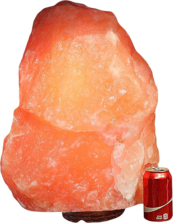 Giant Natural Himalayan Crystal Rock Salt Lamp 145~160 lbs