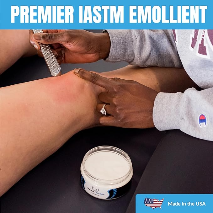 8oz Massage Emollient 10ct, Fragrance-Free, Shea Butter, Oil Based, Vegan, Soft Tissue Mobilization and Lubrication for Manual and Assisted Massage Therapy Techniques, Cream Alternative