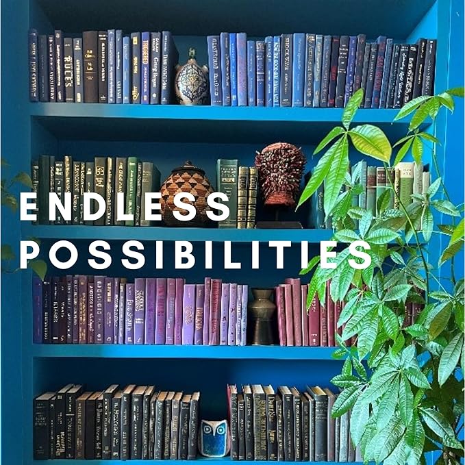 Curated Decorative Books Hardcover Décor Books for Home Décor, Choose Color, Interior Design, Office, Wedding Display, Instant Library, or Staging (Vintage Gold, Half Foot)