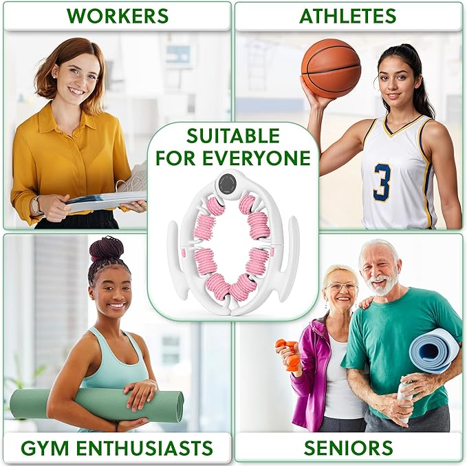 EcoEarth Cellulite Massage Roller - Handheld Fascia Massager with Detachable Handles - Anti Cellulite Tool for Legs, Thighs, Buttocks & Belly - Deep Tissue Muscle Roller for Lymphatic Drainage