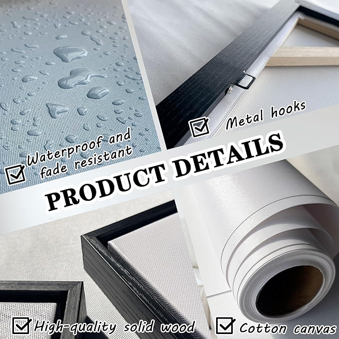 Framed Large Cityscape New York Wall Art Canvas Prints Abstract Brown City Theme Paintings Modern Canvas Wall Art for Living Room Pictures Wall Decor Bedroom Big Size 31x70