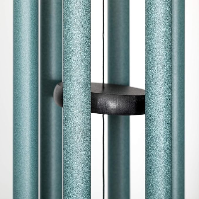 Corinthian Bells by Wind River - 36 inch Patina Green Wind Chime for Patio, Backyard, Garden, and Outdoor Decor (Aluminum Chime) Made in The USA