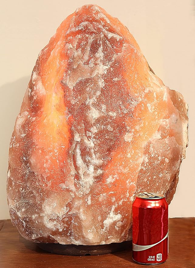 Giant Natural Himalayan Crystal Rock Salt Lamp 105~115 lbs