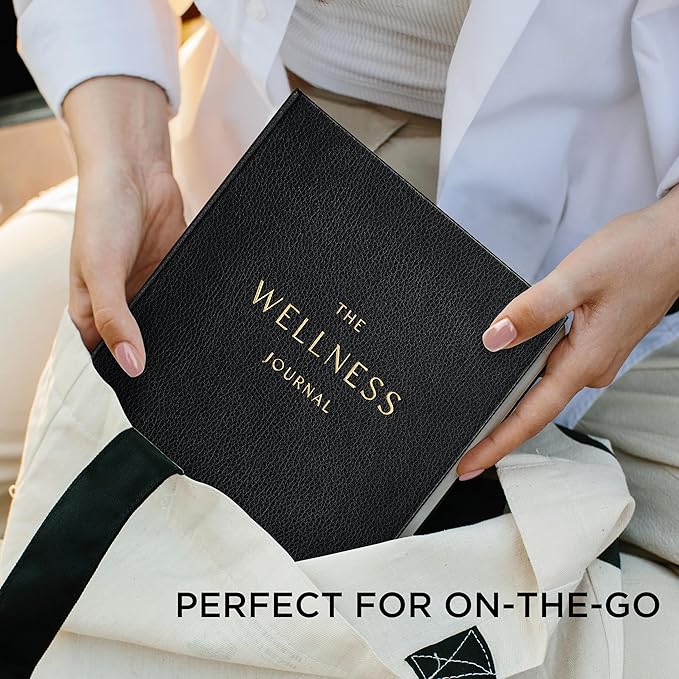 And Per Se Wellness Journal, Undated Daily Wellness Planner to Practice Positive Thinking, Mindfulness & Reflection, 91 Days Self-Care Journal For Women & Men (Black)