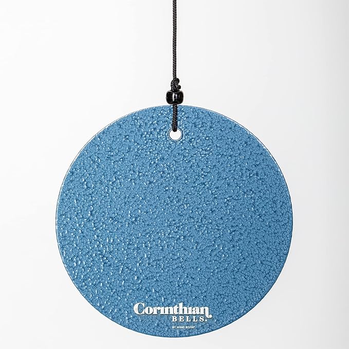 Corinthian Bells by Wind River - 30 inch Sky Blue Wind Chime for Patio, Backyard, Garden, and Outdoor Decor (Aluminum Chime) Made in The USA