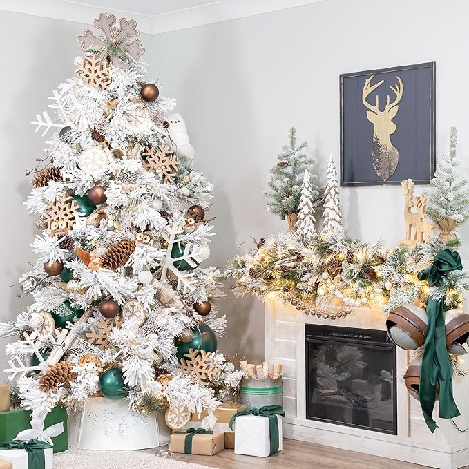 AuldHome Design Woodland Friends Figurines (Set of 3, Fox/Owl/Hedgehog); Forest Animals Decor for Fall, Christmas, Winter and Themed Decor or Parties